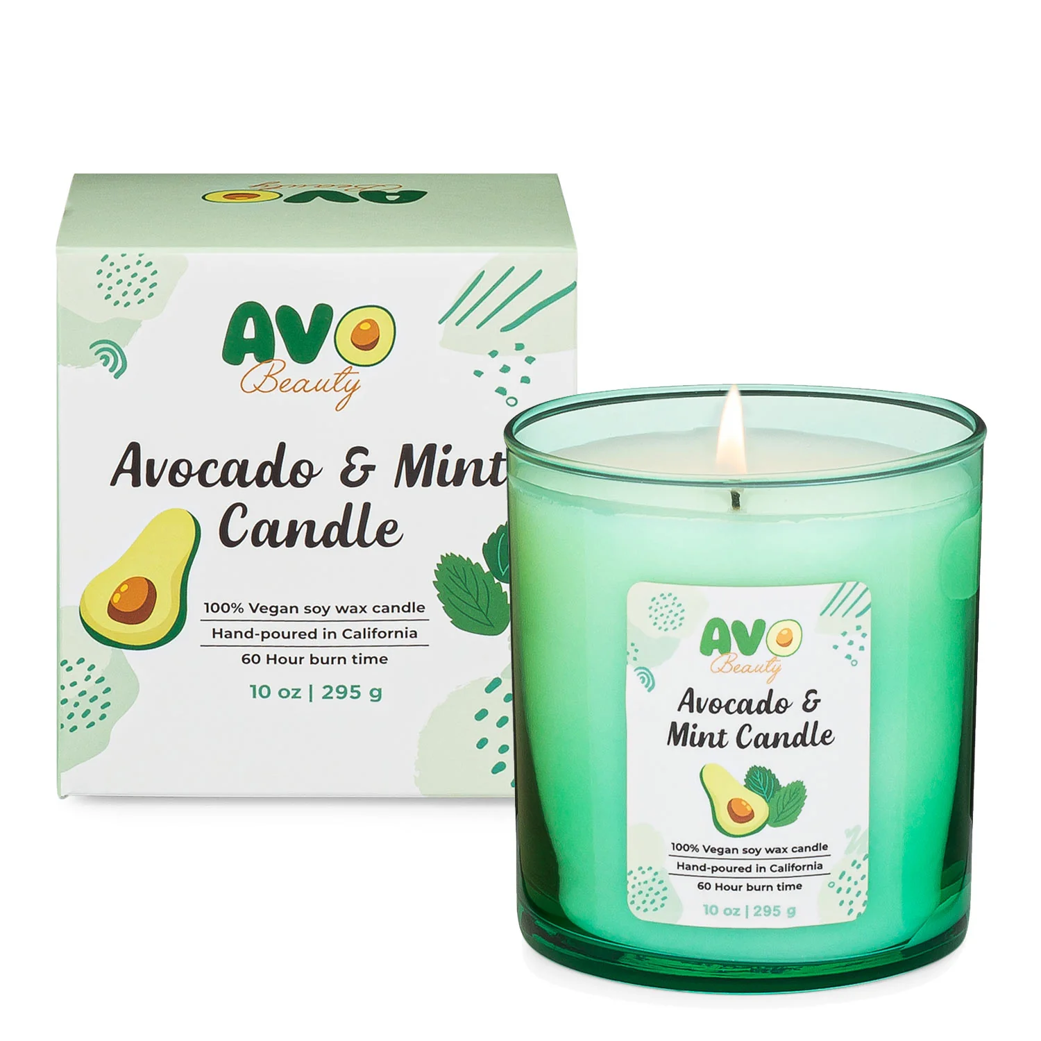 Avocado & Mint Candle - Image 3