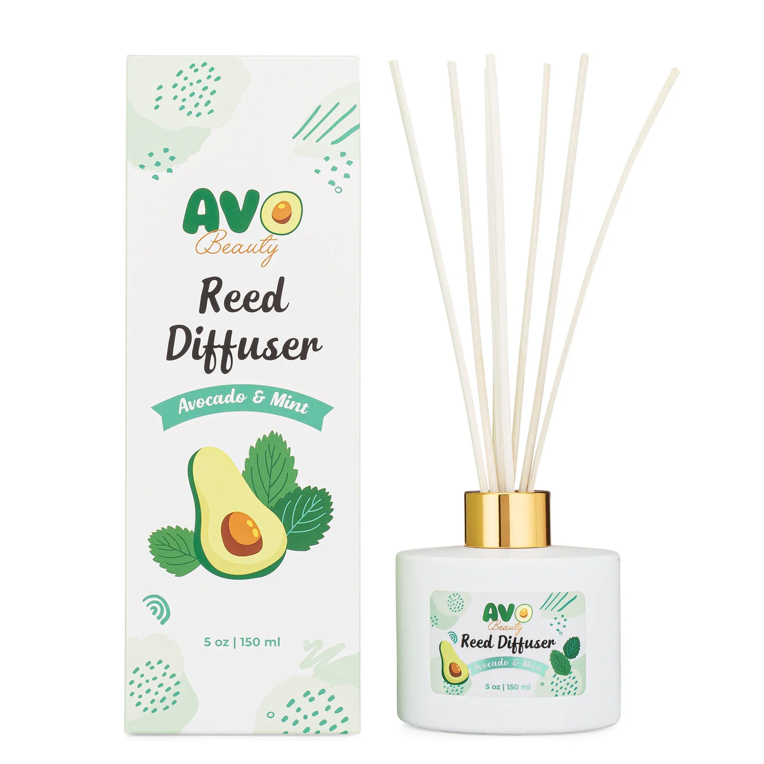 Avocado & Mint Reed Diffuser - Image 2