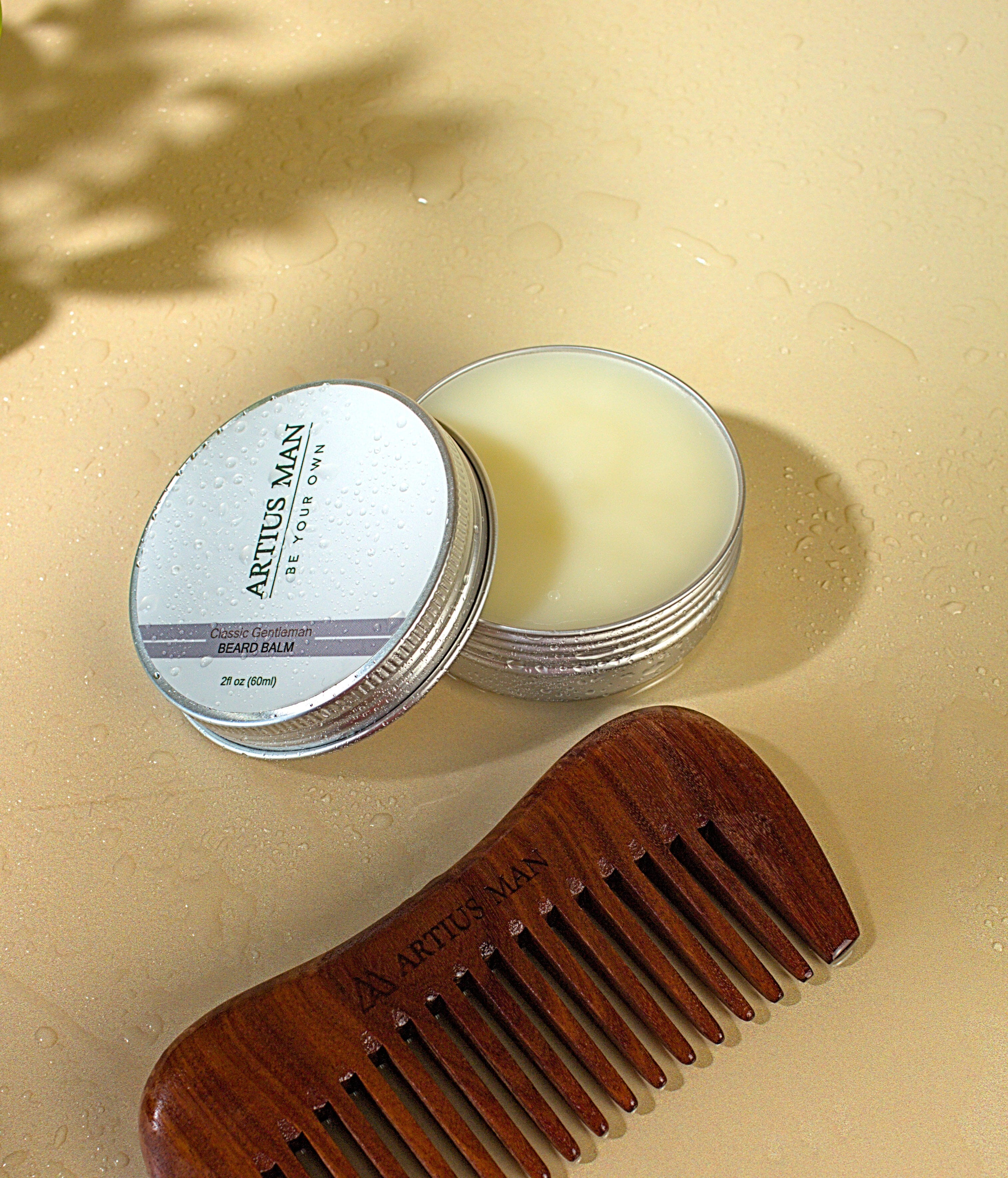 Classic Gentleman Natural Sandalwood Beard Balm - Image 2