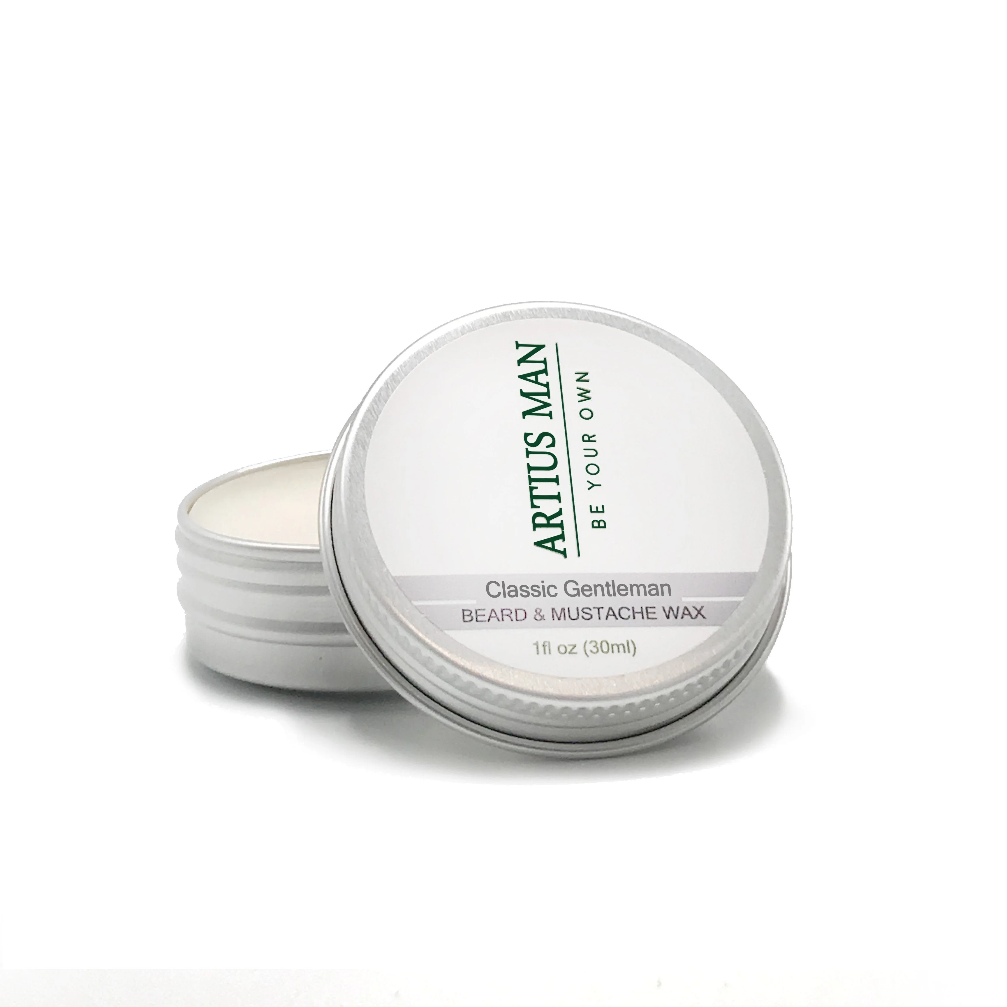 Classic Gentleman Sandalwood Beard and Mustache Wax - Image 2