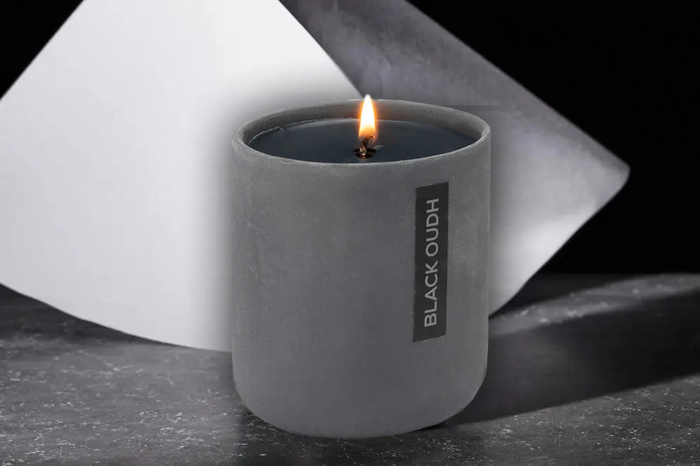 Monochrome Candle Series - Black Oudh - Image 3