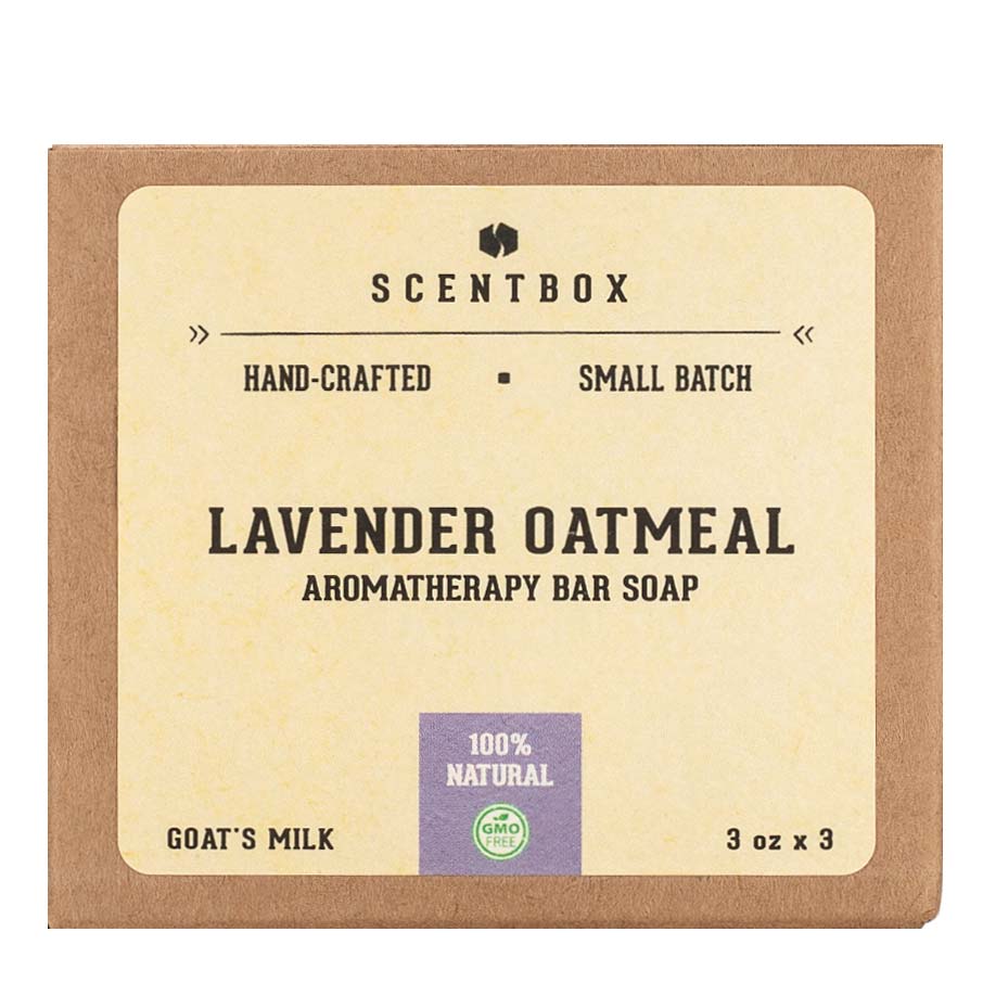 Natural Bar Soap 3 Pack - Lavender Oatmeal - Image 2