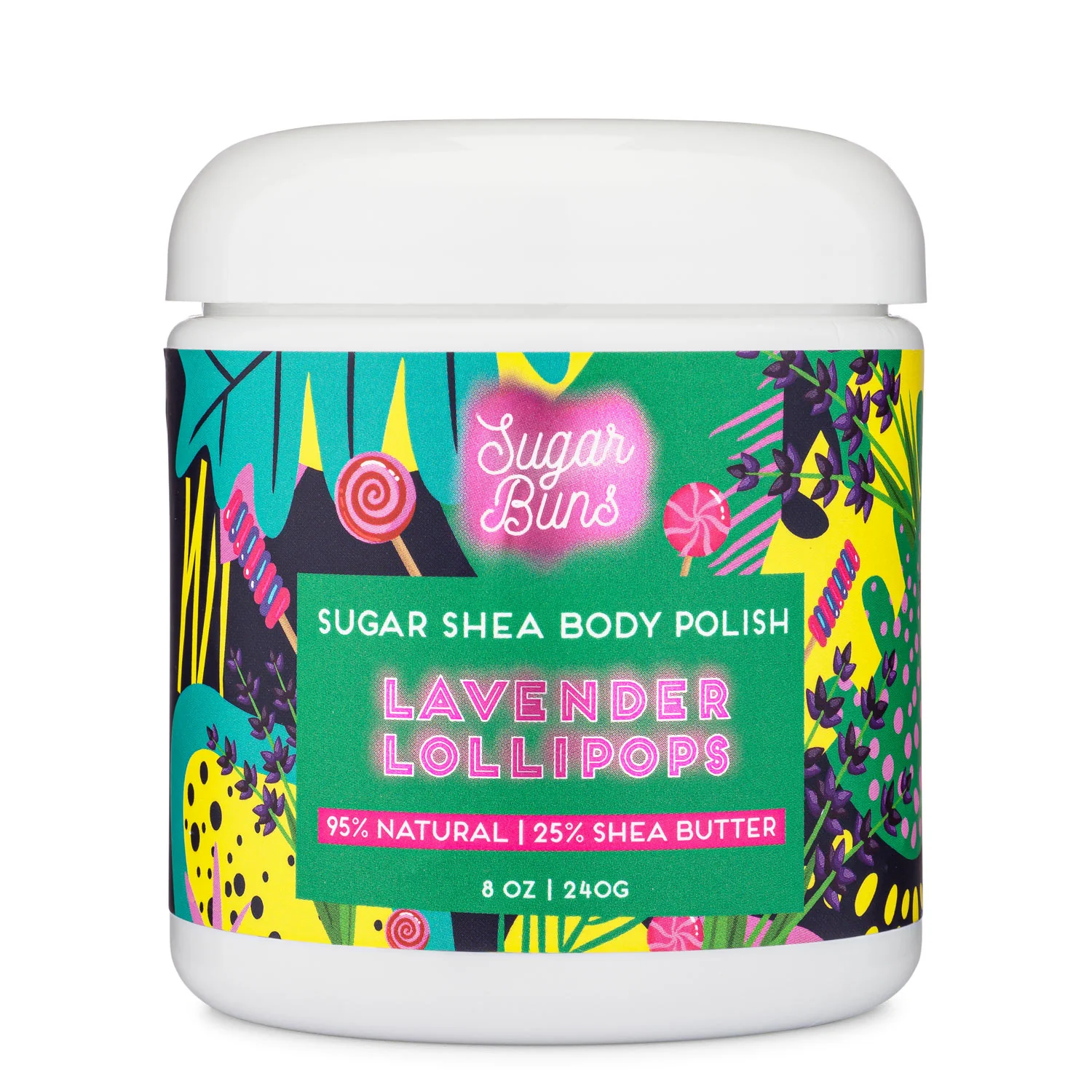 Sugar Shea Body Polish - Lavender Lollipop - Image 2