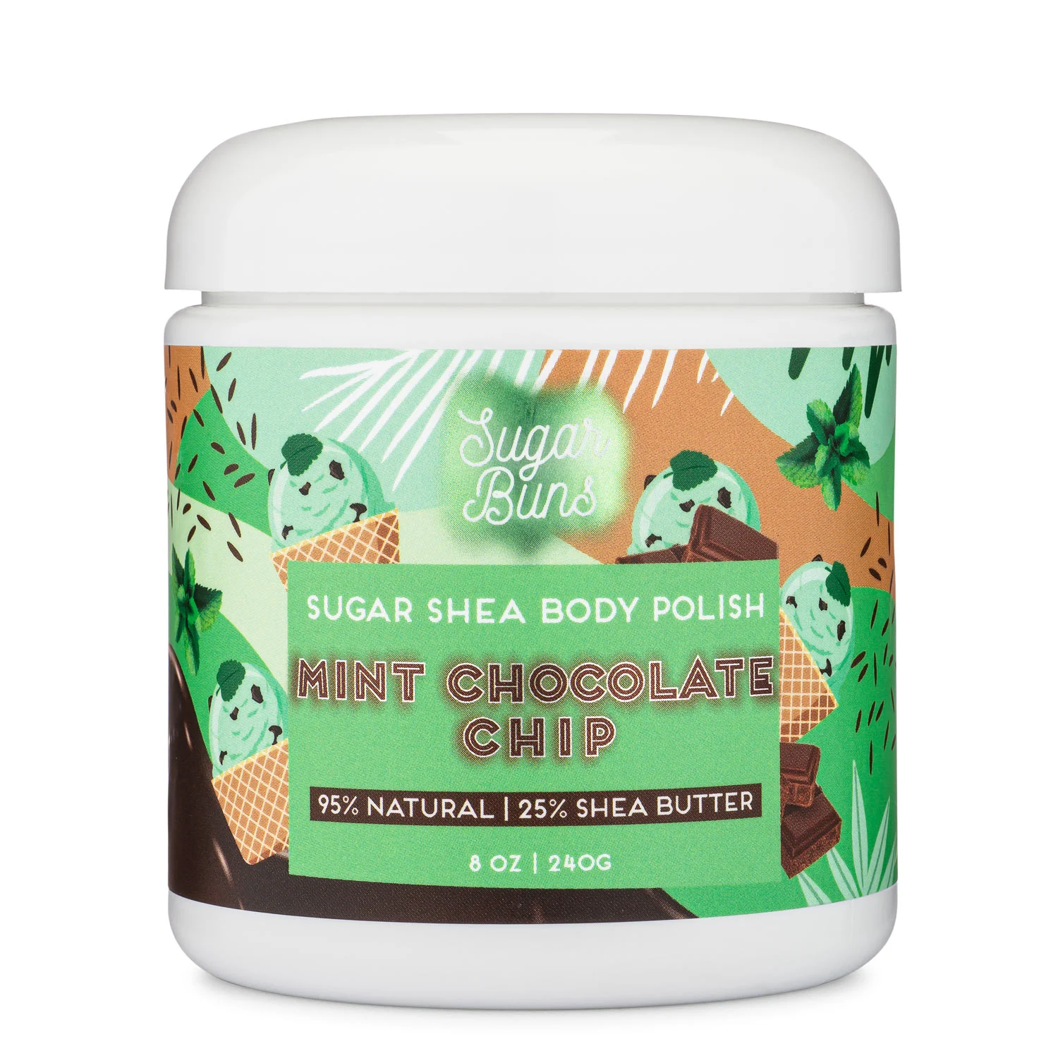 Sugar Shea Body Polish - Mint Chocolate Chip - Image 2