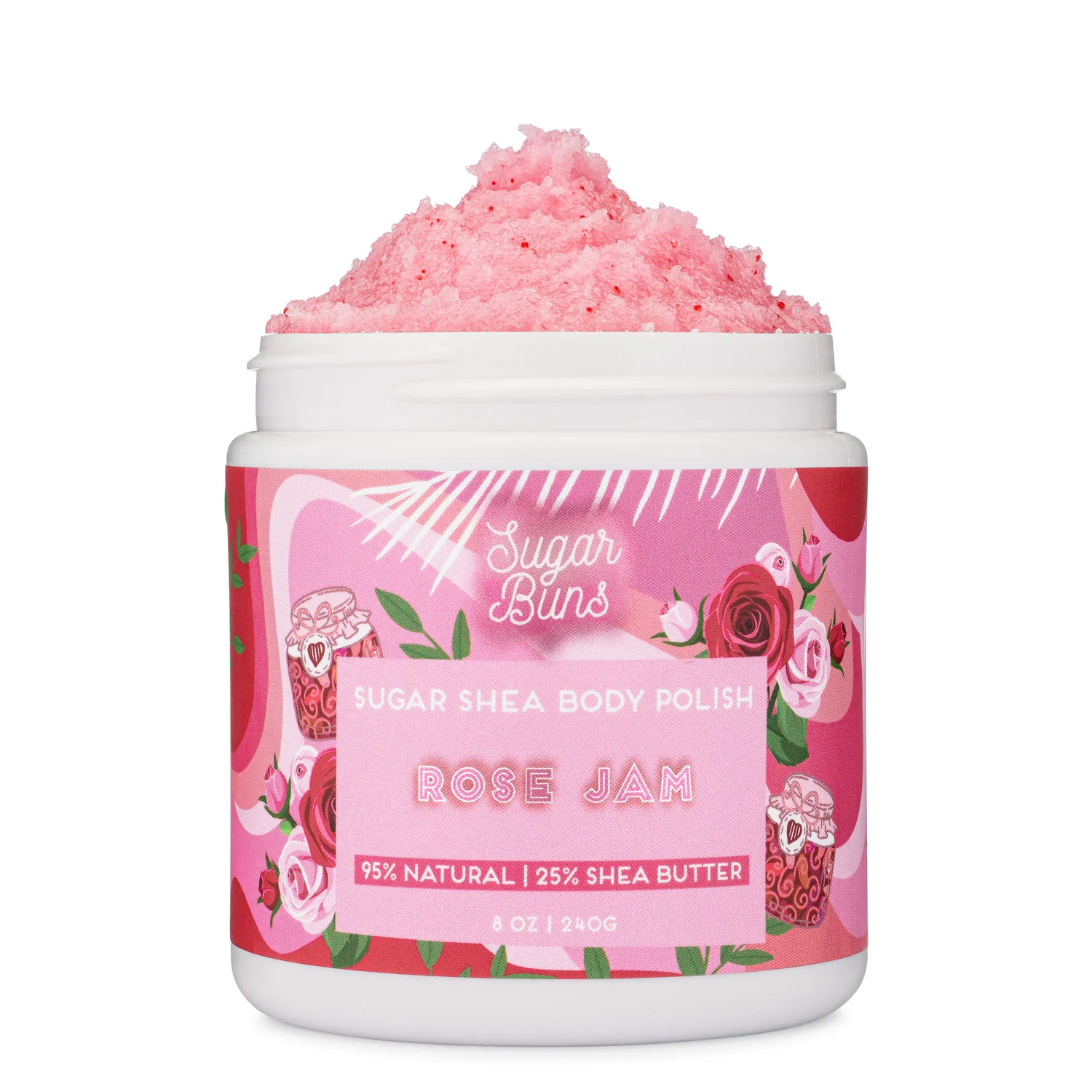 Sugar Shea Body Polish - Rose Jam