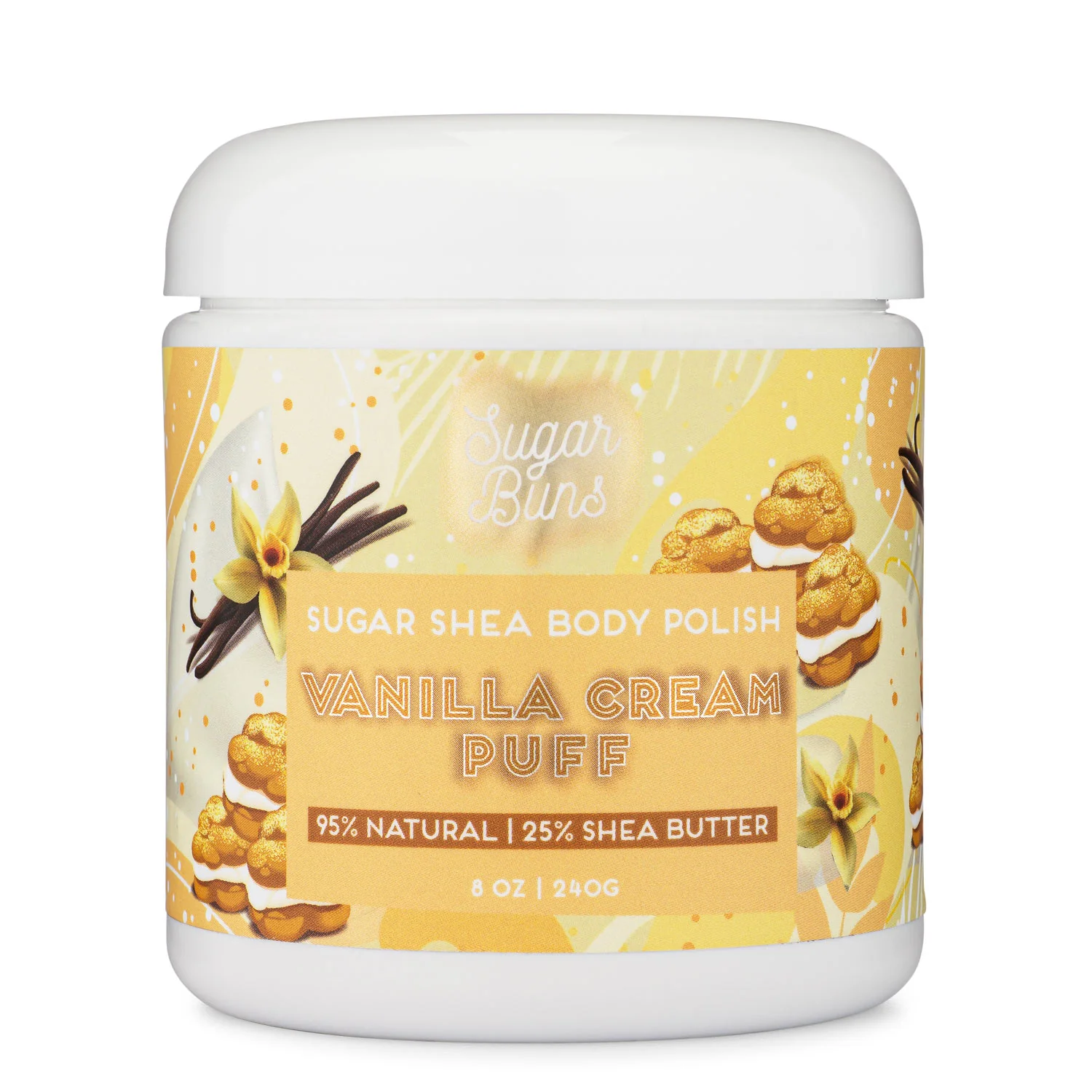 Sugar Shea Body Polish - Vanilla Cream Puff - Image 2